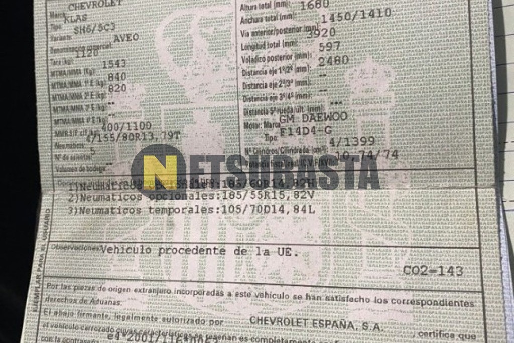 Chevrolet Aveo 1.4 16v 2011