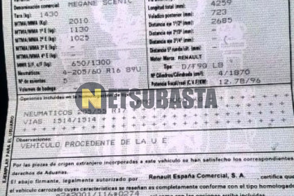 Renault Scenic 1.9 dCi 2007