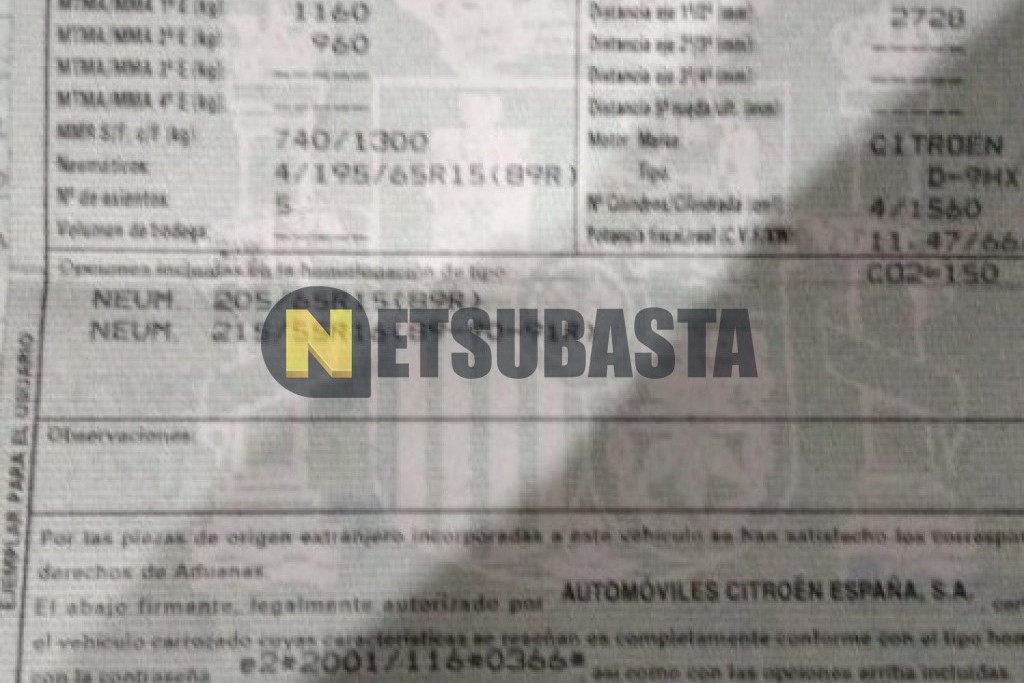 Citroën Berlingo 1.6 HDi 2009