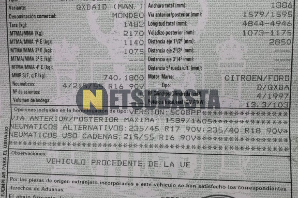 Ford Mondeo 2.0 TDCi 2009