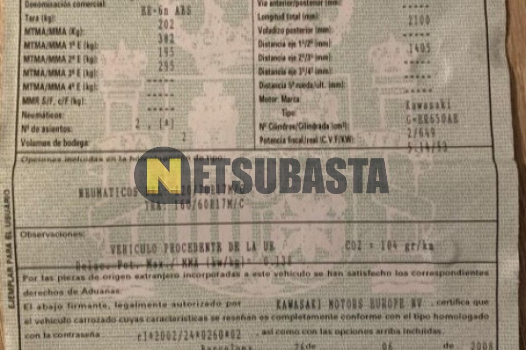 Kawasaki ER 6N ABS 2008