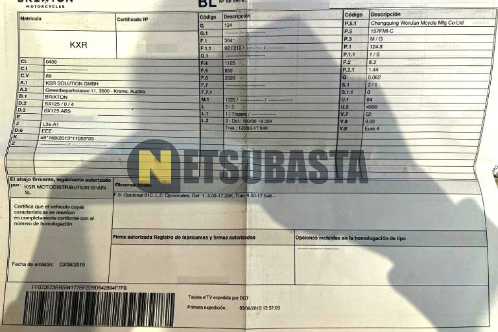 Brixton BX 125 X ABS 2019