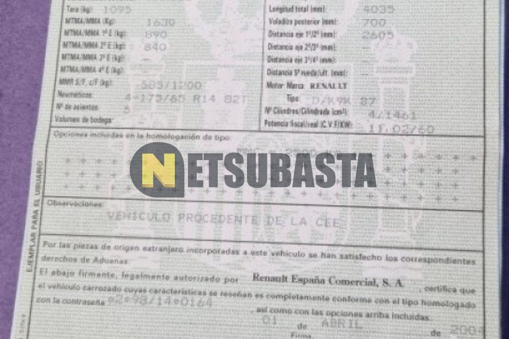 Renault Kangoo 1.5 dCi 2004