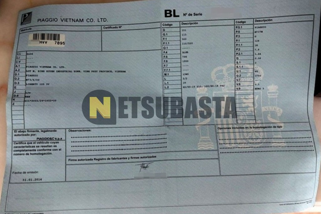 Piaggio Liberty 125 2014