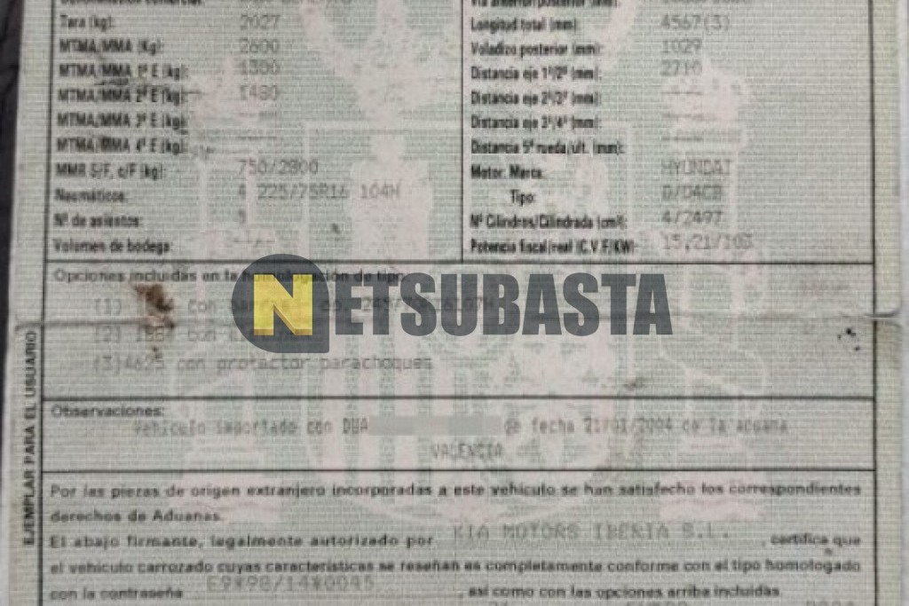 Kia Sorento 2.5 CRDI 2004