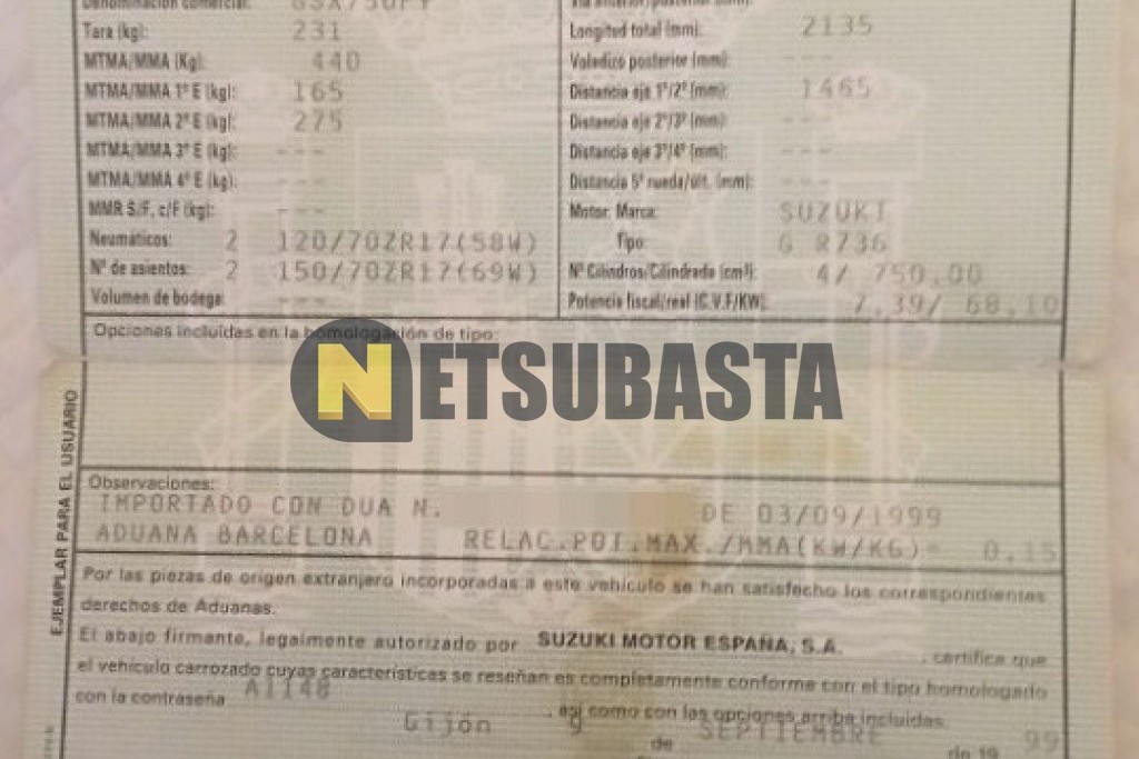 Suzuki GSX 750 F 2000