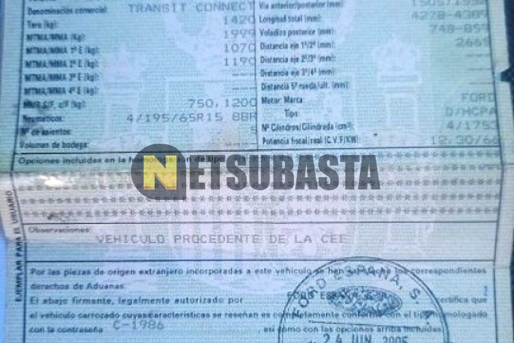 Ford Tourneo Connect 1.8 TDCi 2005