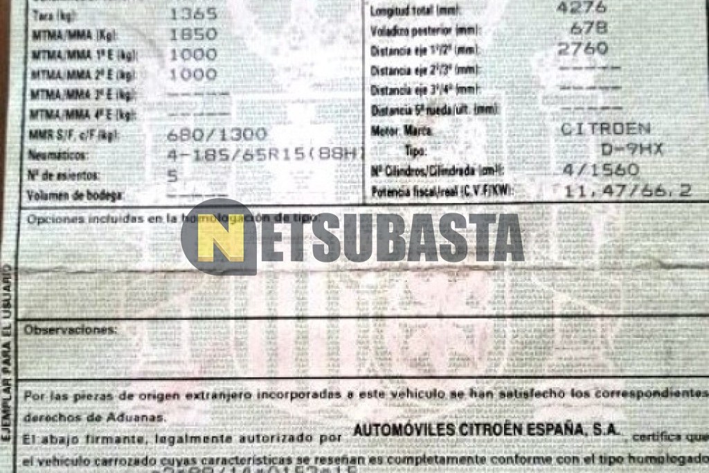 Citroën Xsara Picasso 1.6 HDi 2006