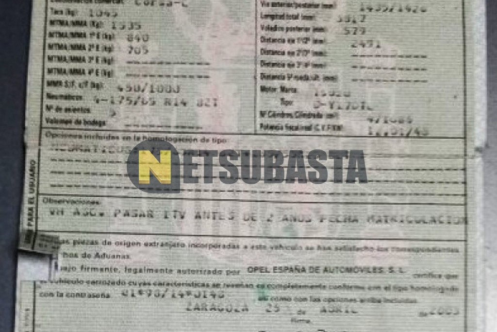 Opel Corsa 1.7 DTI 2003