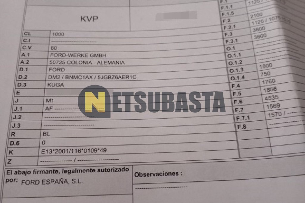 Ford Kuga 1.5 EcoBoost 2019