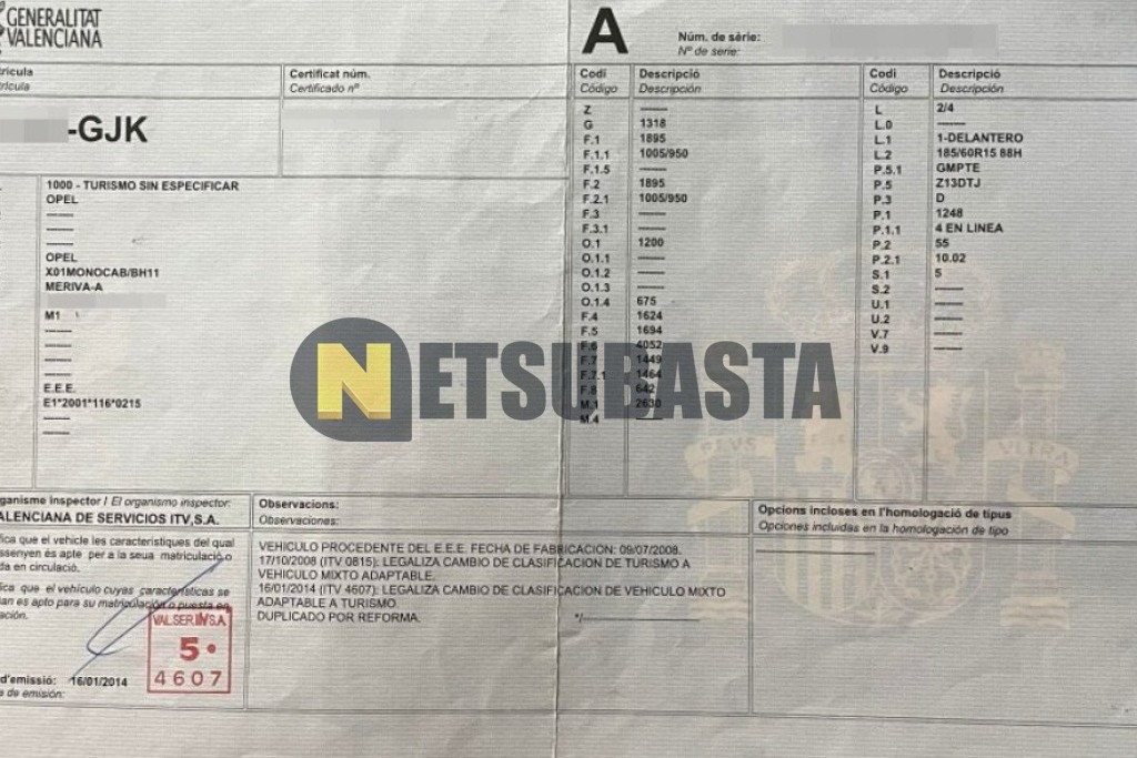 Opel Meriva 1.3 CDTi 2008