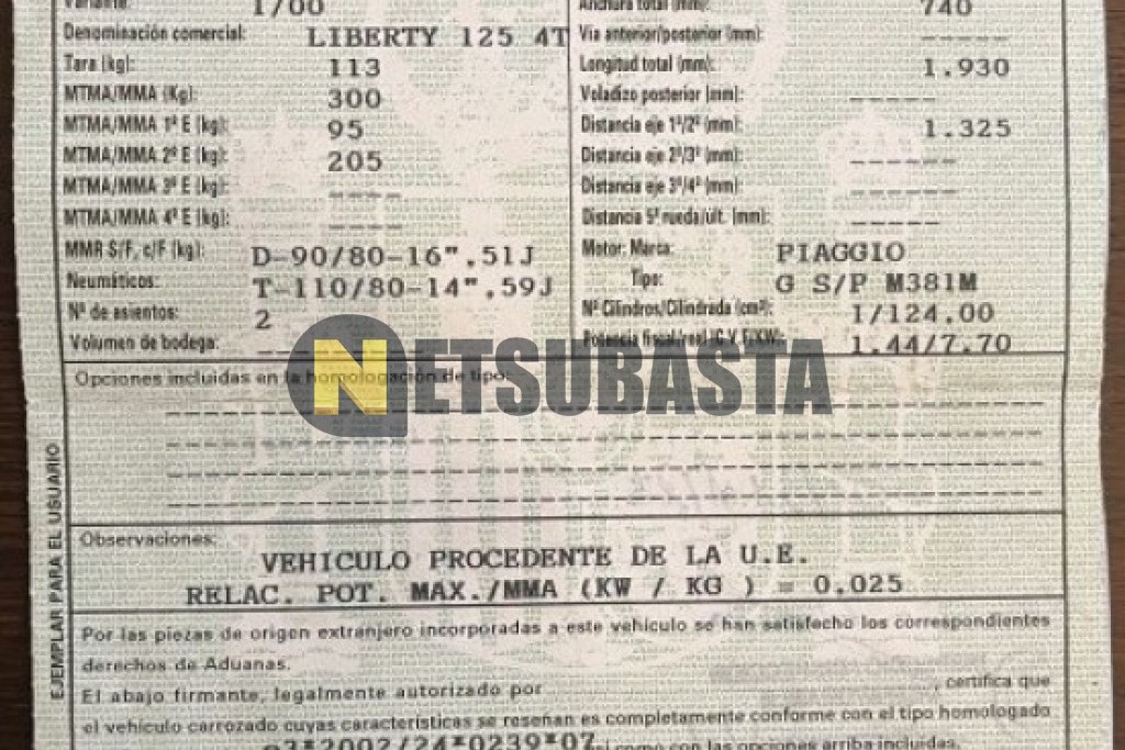 Piaggio Liberty 125 2006