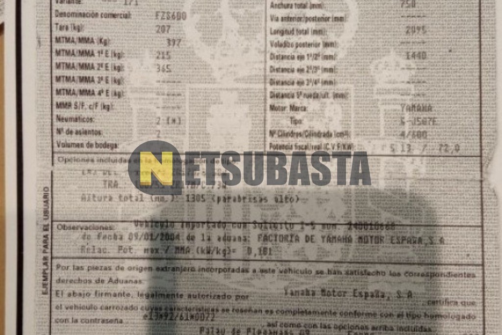 Yamaha FZS 600 Fazer 2004