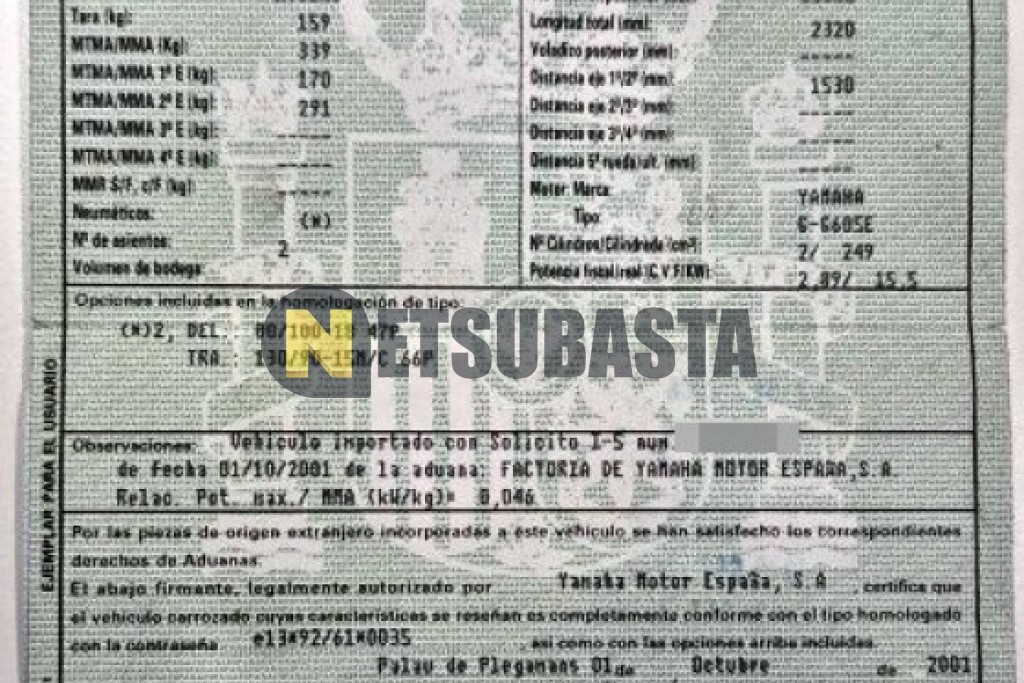 Yamaha XVS 250 Drag Star 2001