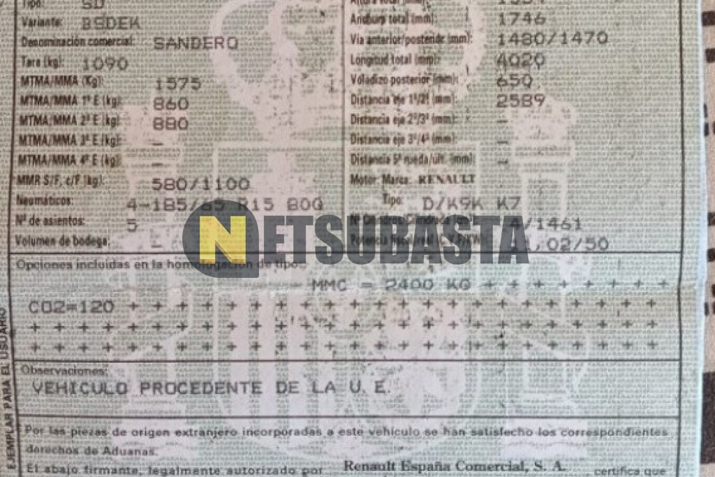 Dacia Sandero 1.5 dCi 2010