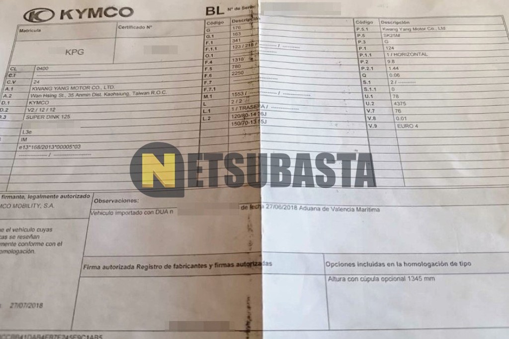 Kymco Super Dink 125 2018