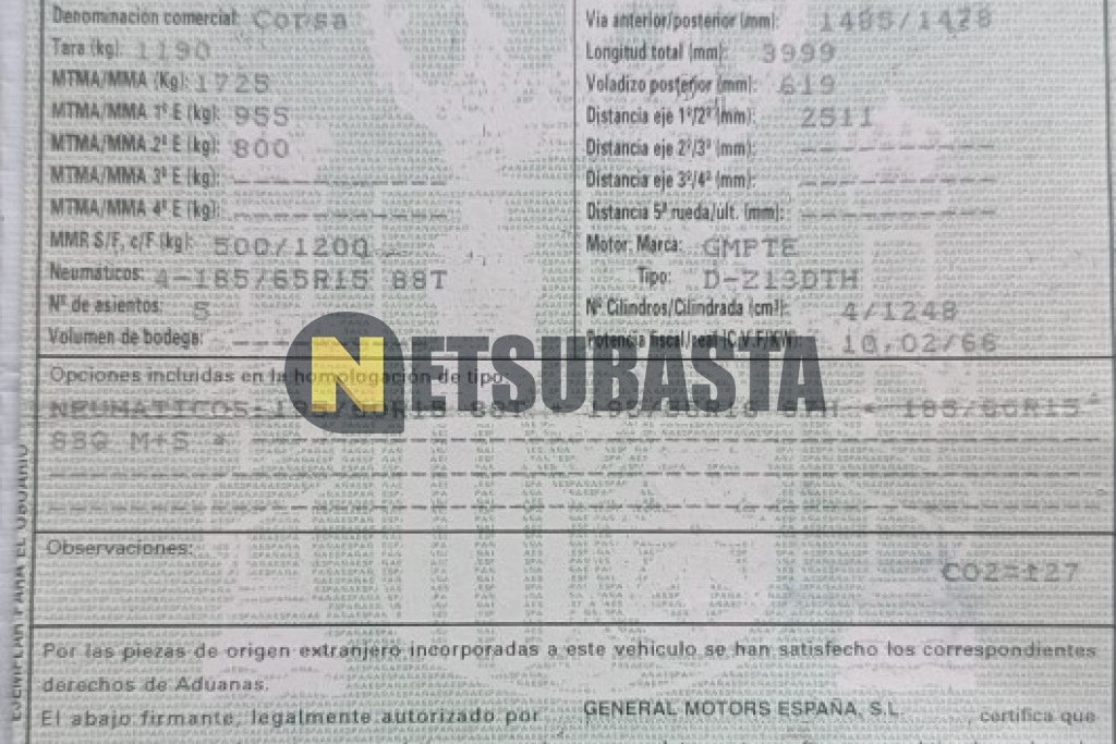 Opel Corsa 1.3 CDTi 2009