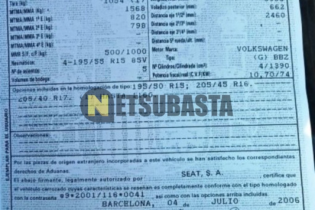 Seat Ibiza 1.4 16V 2006