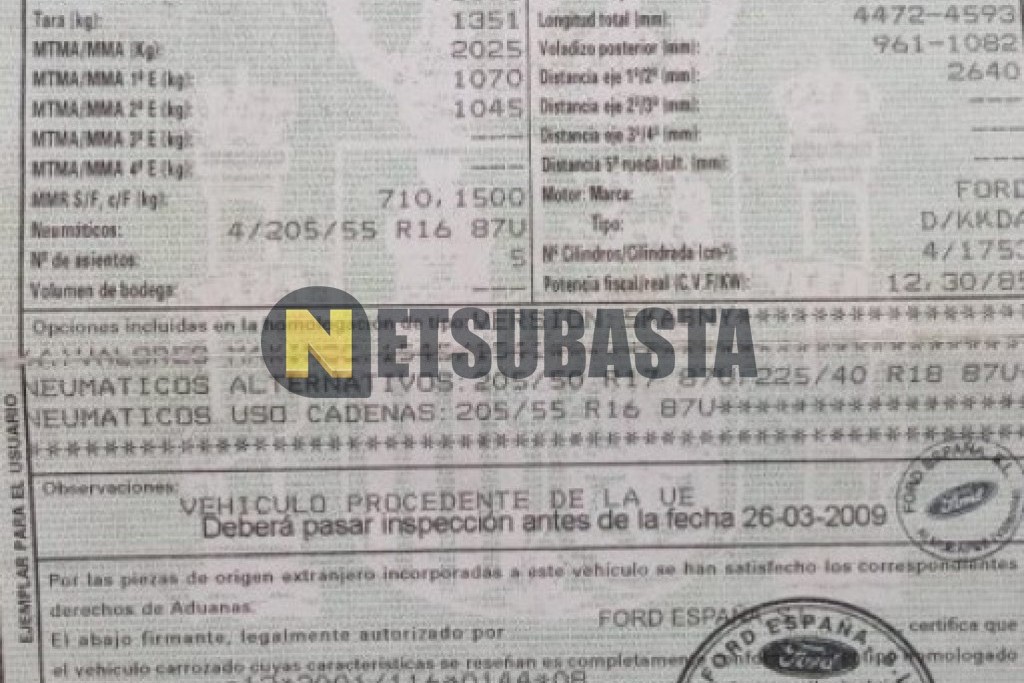 Ford Focus Sportbreak 1.8 TDCi 2007