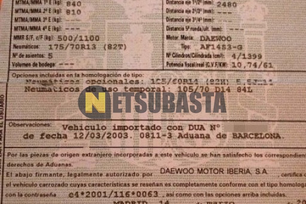 Daewoo Kalos 1.4 2003