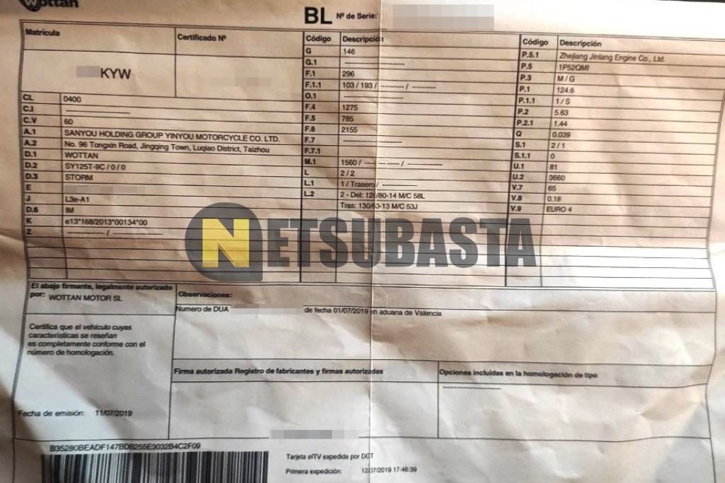 Wottan Storm 125 2019