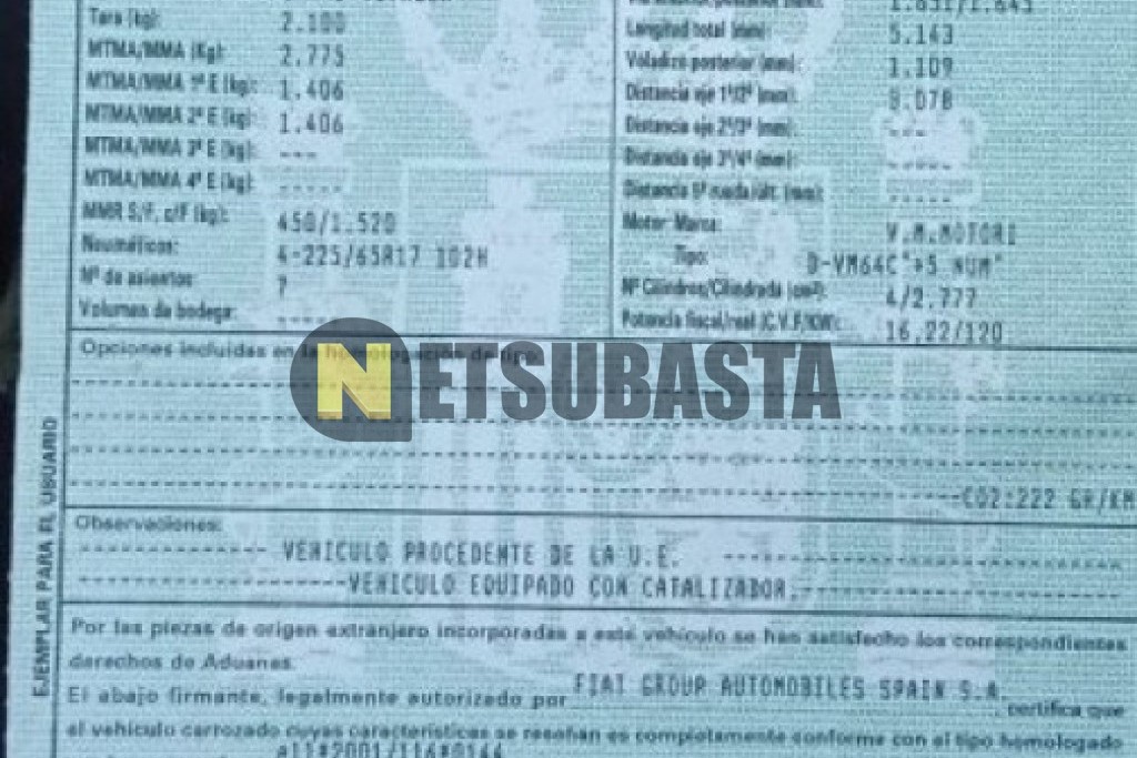 Chrysler Grand Voyager 2.8 CRD 2011