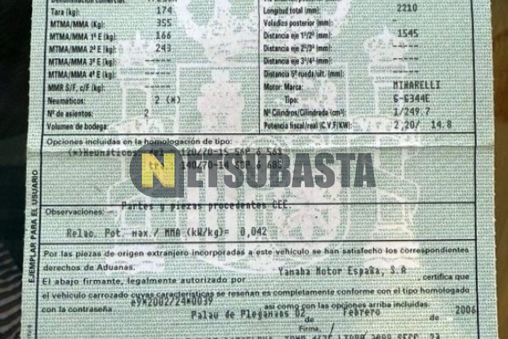 Yamaha XMAX 250 2006