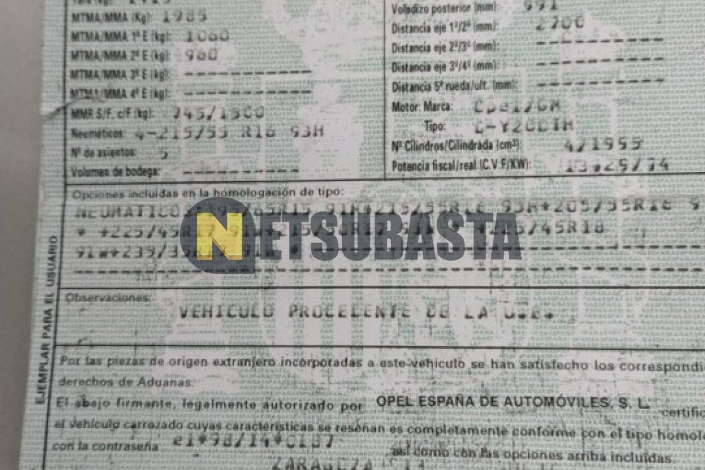 Opel Vectra 2.0 DTi 2003