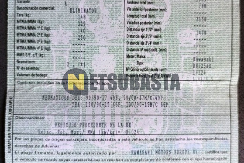 Kawasaki Eliminator 125 2007