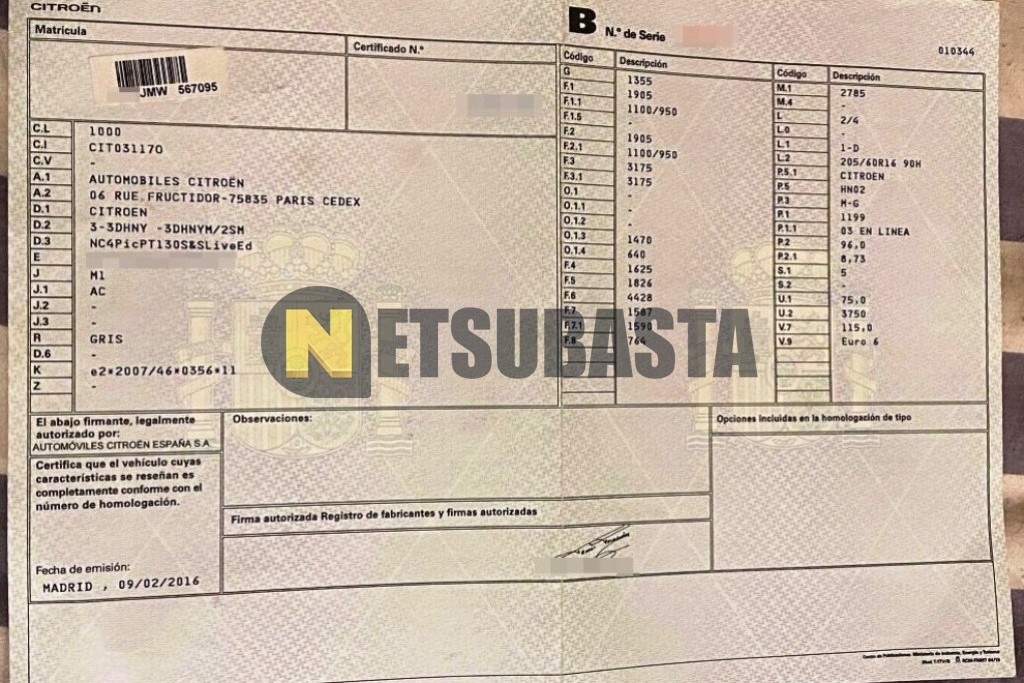 Citroën C4 Picasso 1.2 PureTech 2016