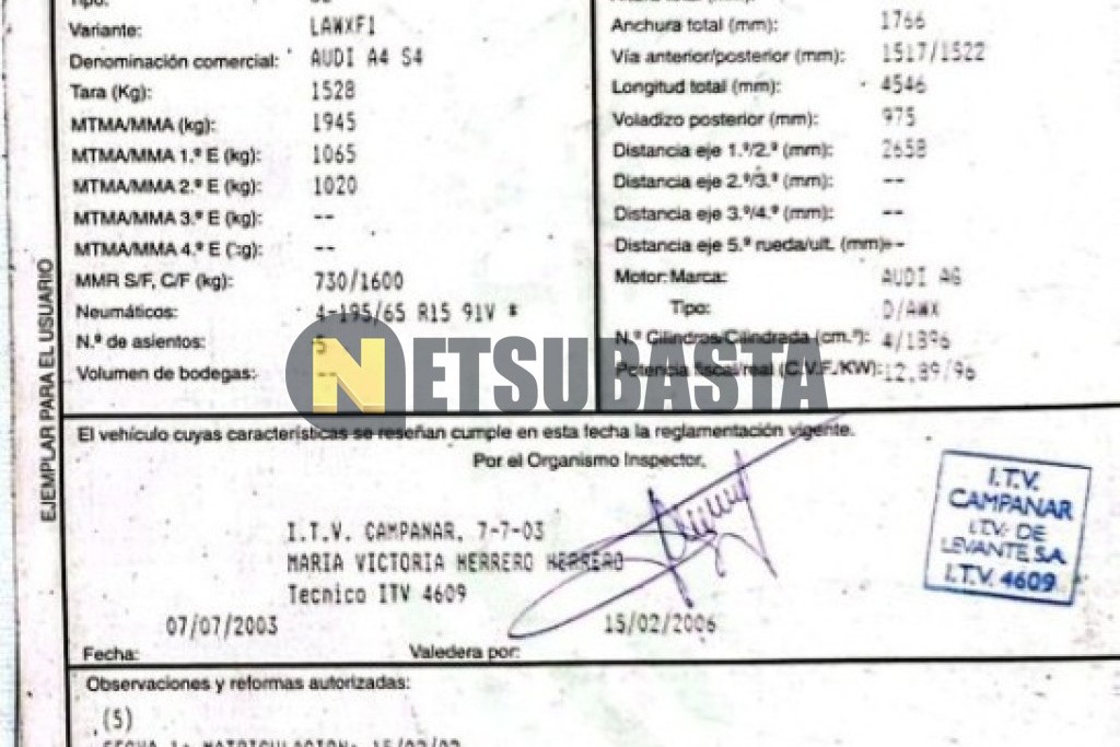 Audi A4 1.9 TDI 2002