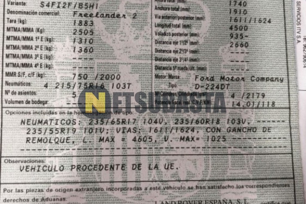 Land-Rover Freelander 2 Td4 2.2 2007