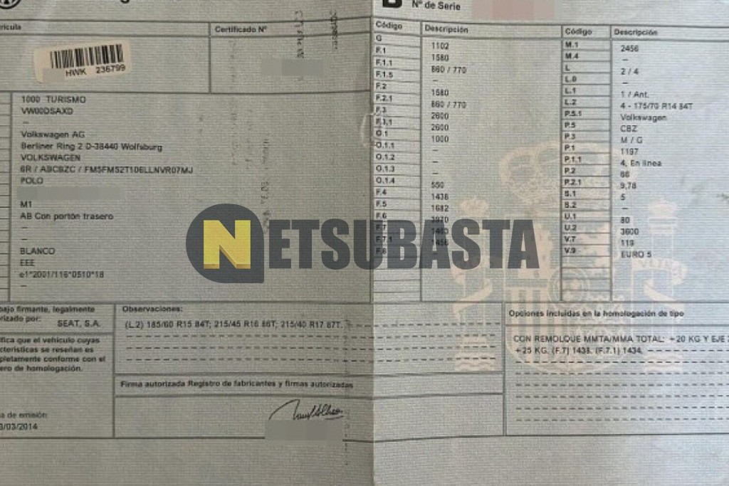 Volkswagen Polo 1.2 TSI 2014