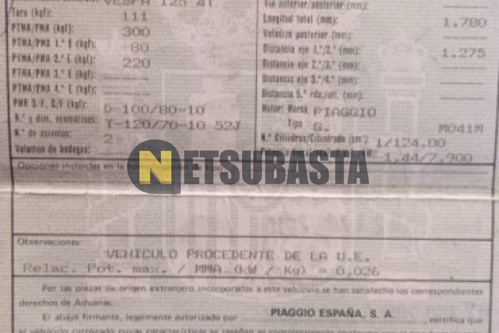 Piaggio VESPA 125 1999