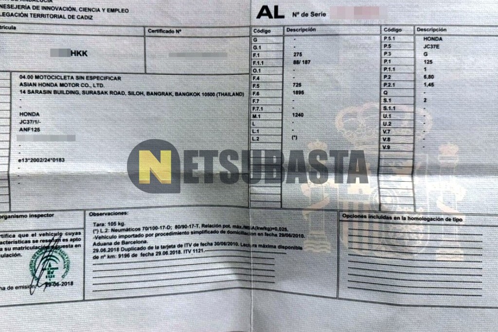 Honda Innova 125 2012