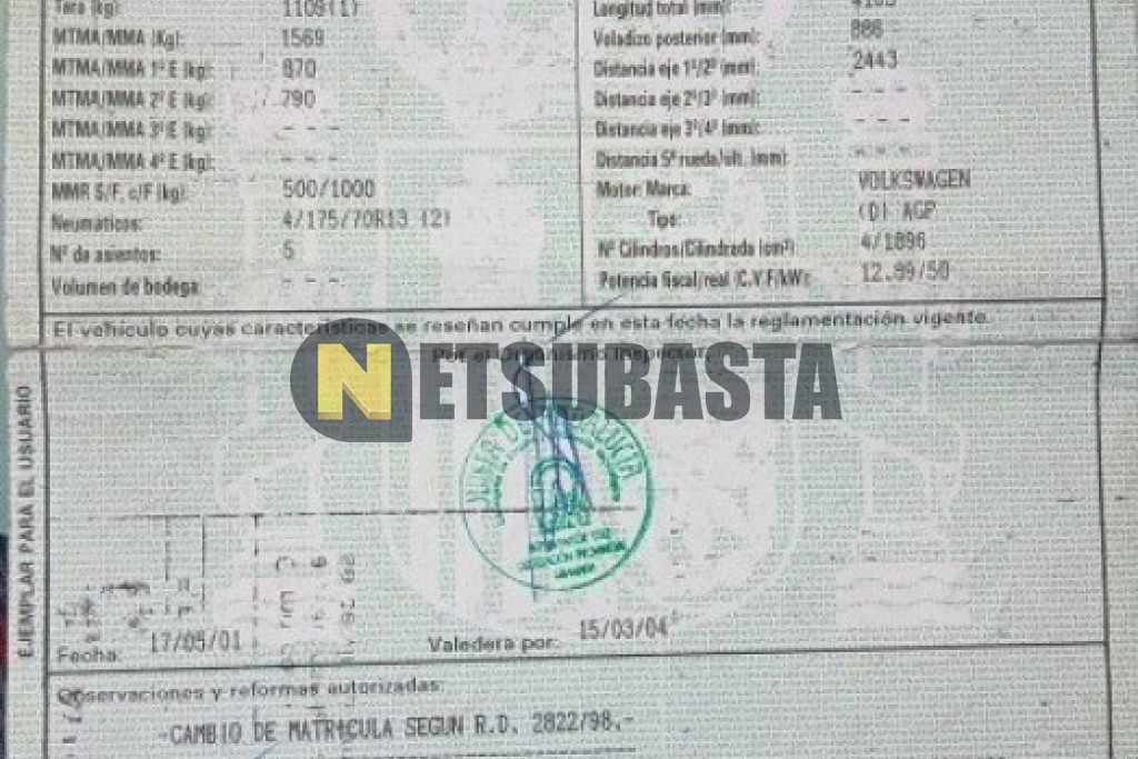 Seat Cordoba 1.9 SDi 2000