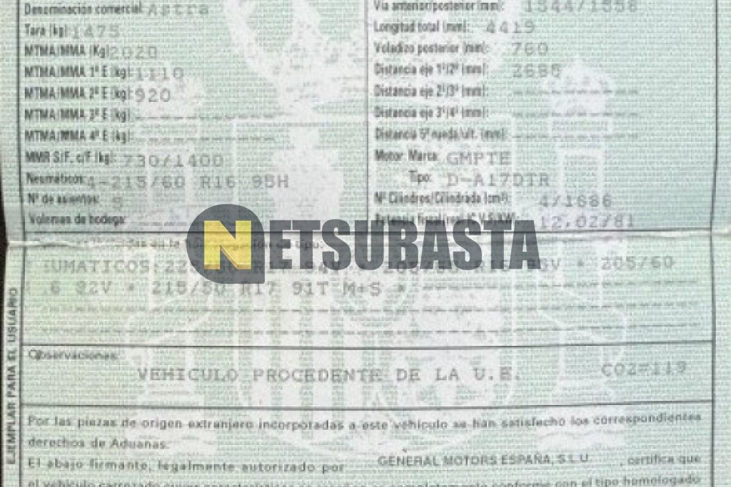 Opel Astra 1.7 CDTi 2010