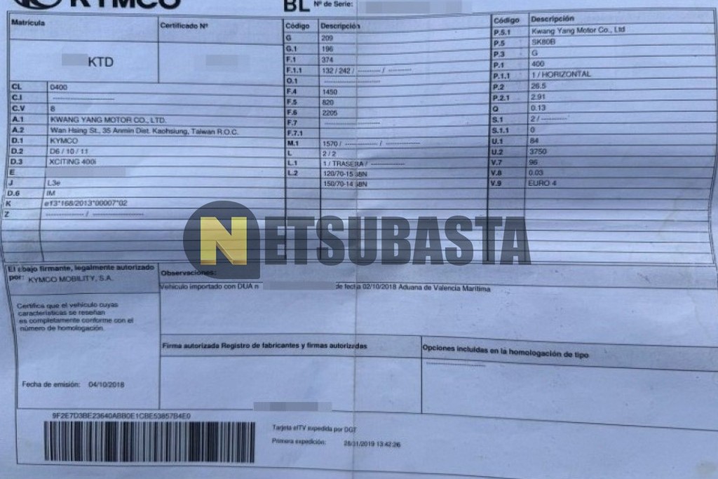 Kymco Xciting 400 i 2019