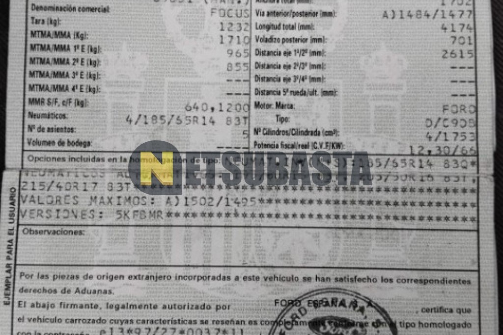 Ford Focus 1.8 TDdi 2002