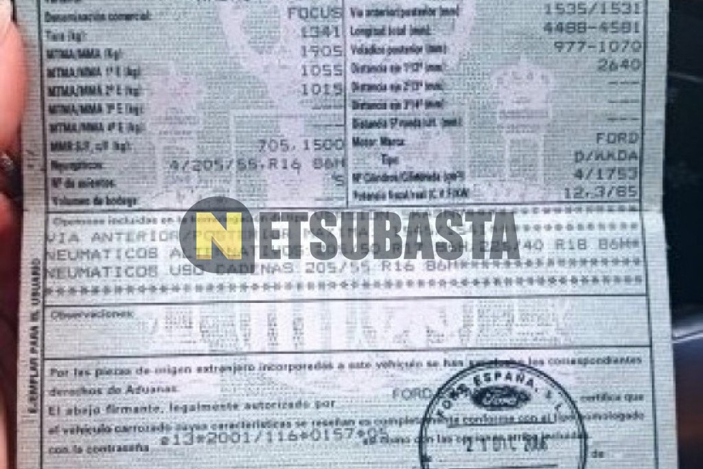 Ford Focus Sedán 1.8 TDCi 2007