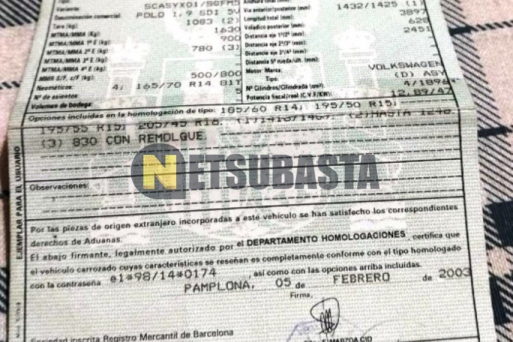 Volkswagen Polo 1.9 SDI 2004