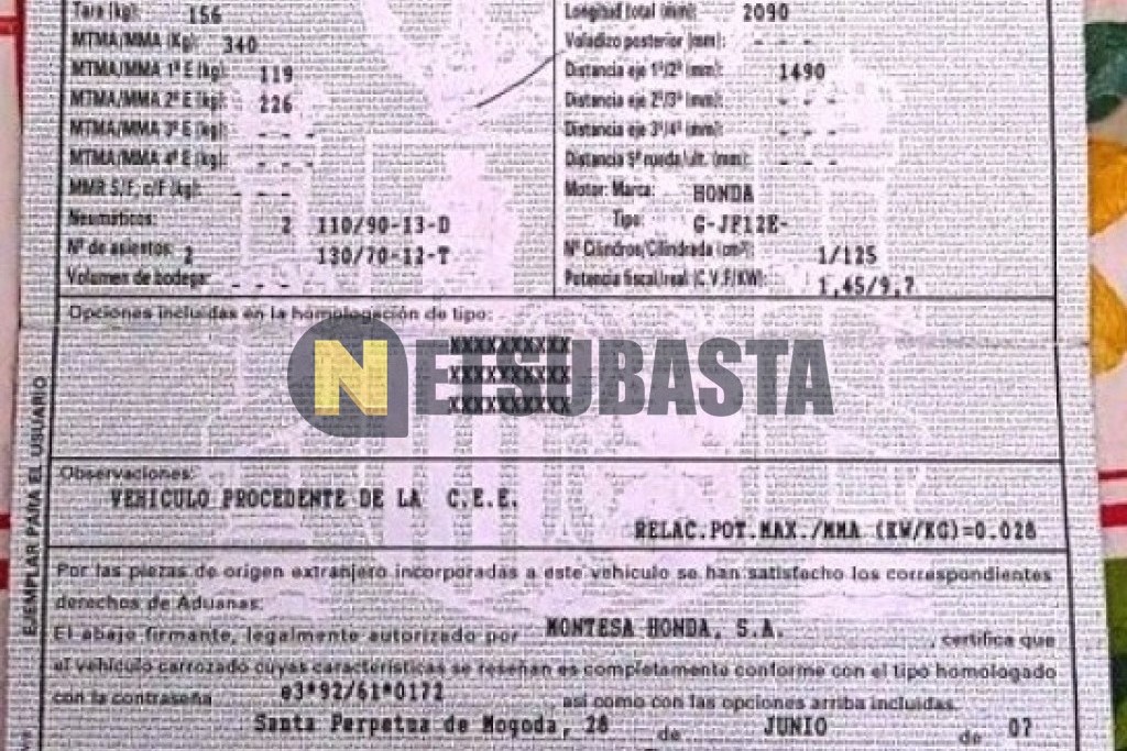 Honda FES 125 Pantheon 2007