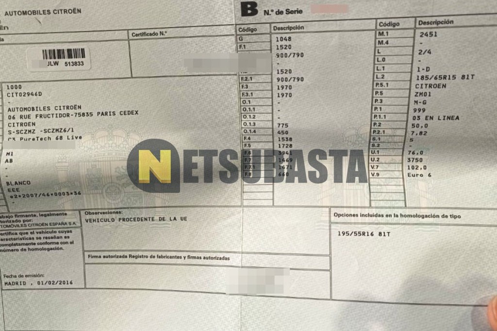 Citroën C3 1.0 PureTech 2016