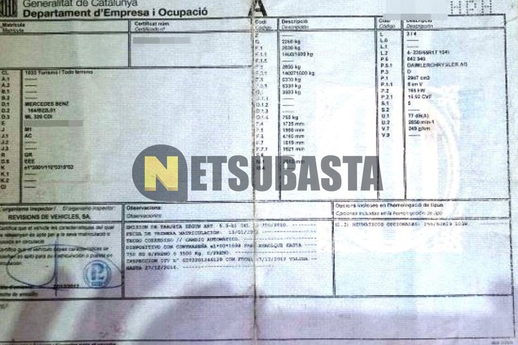 Mercedes-Benz ML 320 CDI 4MATIC 2009