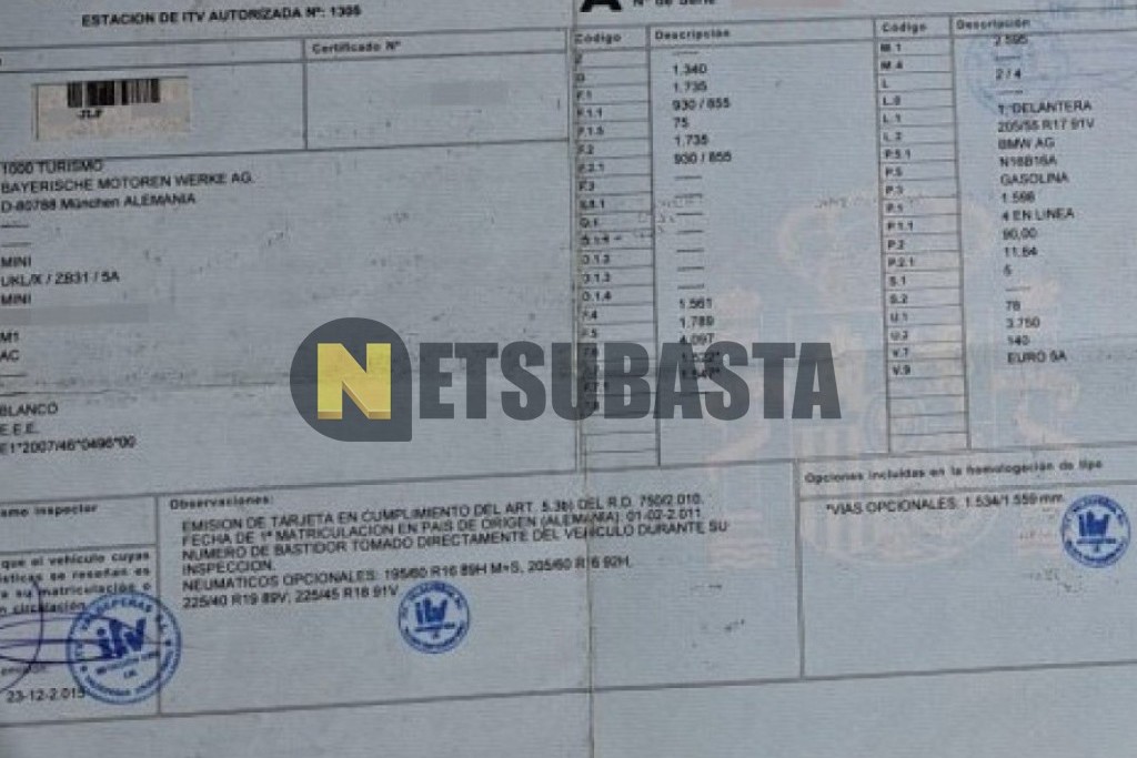 Mini Countryman Cooper 2011