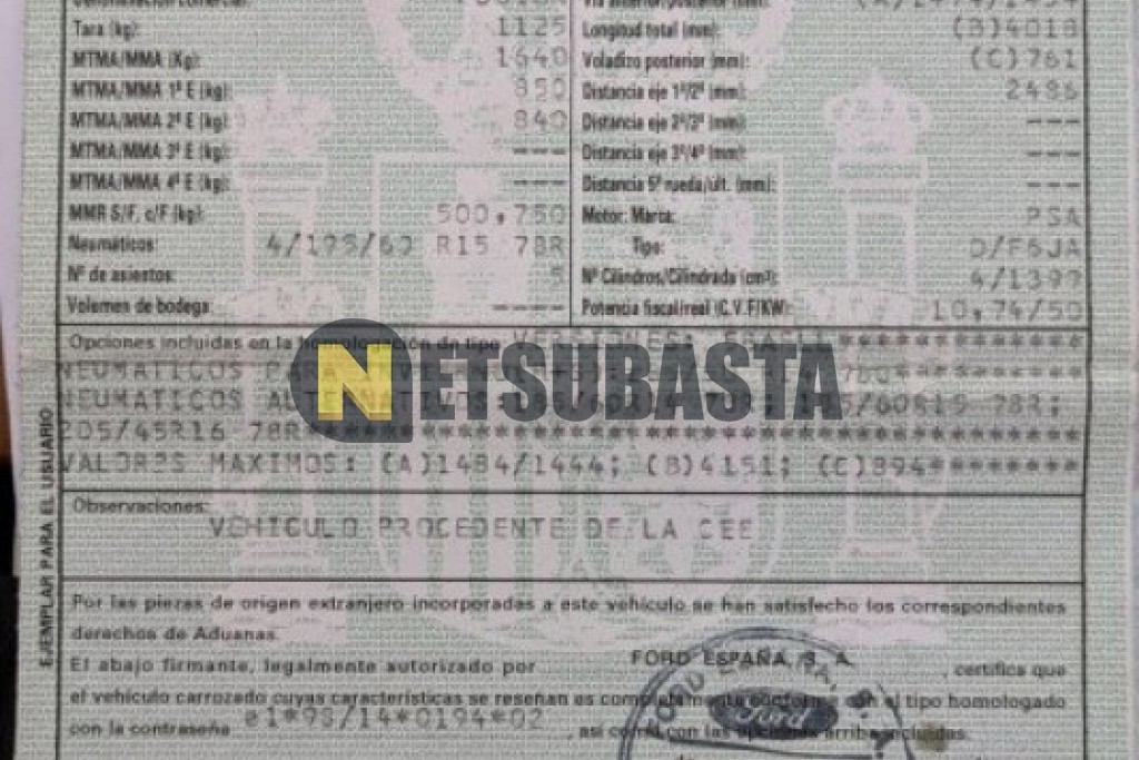 Ford Fusion 1.4 TDCi 2003