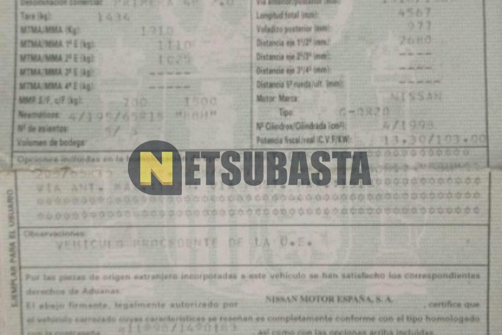 Nissan Primera 2.0 2003