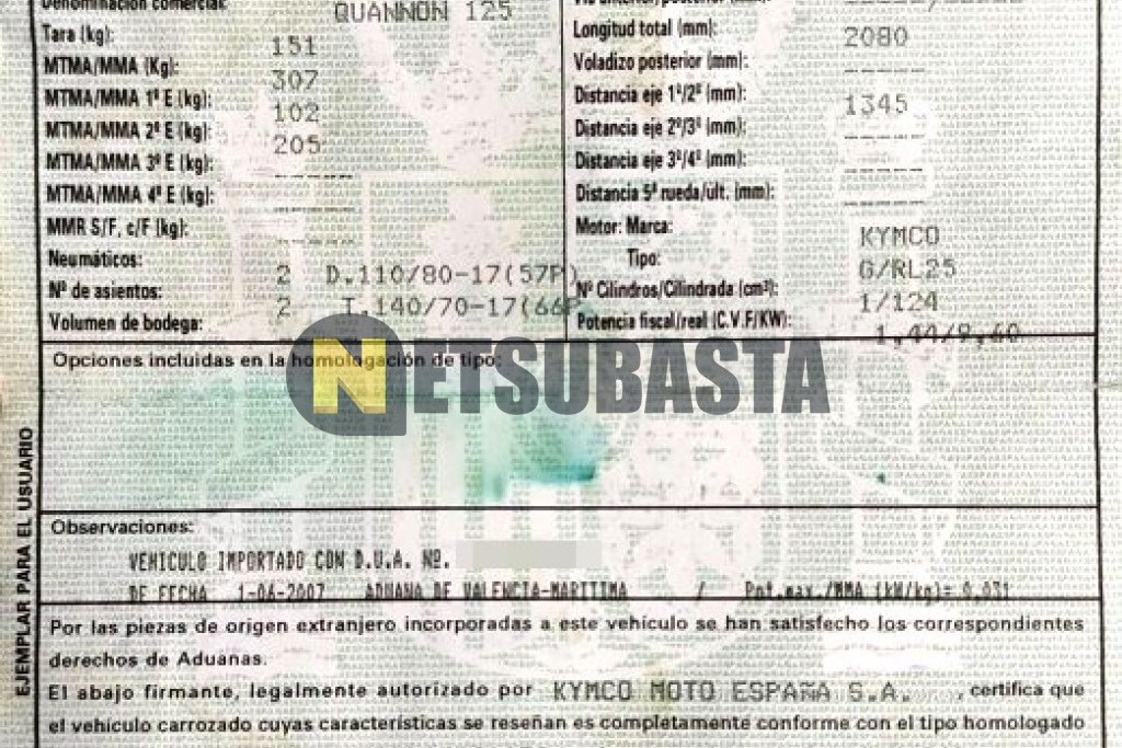 Kymco Quannon 125 2008