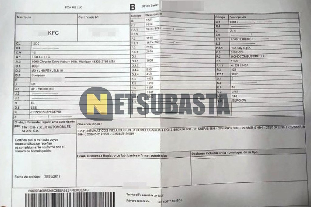 Jeep Compass 1.4 MultiAir 4x2 2017