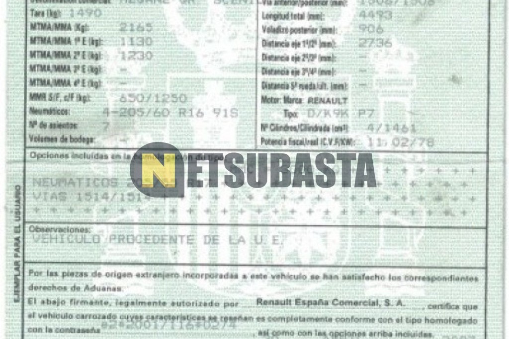 Renault Grand Scenic 1.5 dCi 7 plazas 2007